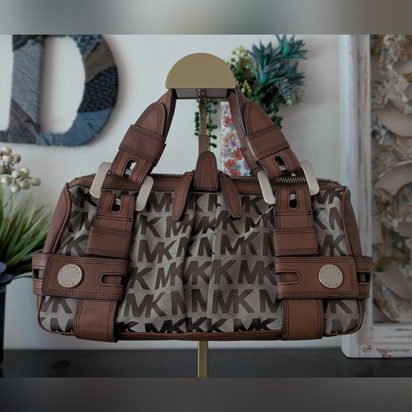 Michael Kors Brown and Tan Satchel - Picture 1 of 14